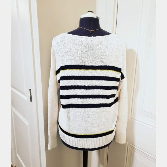 Loft Striped Knit Sweater - Picture 3 of 6